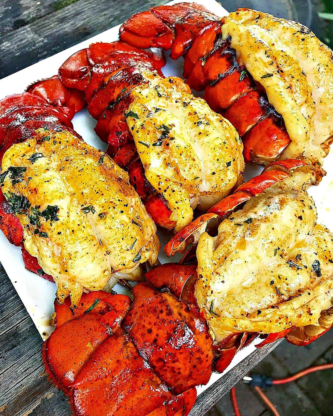 Grilled Lobster Tail for Father's Day
