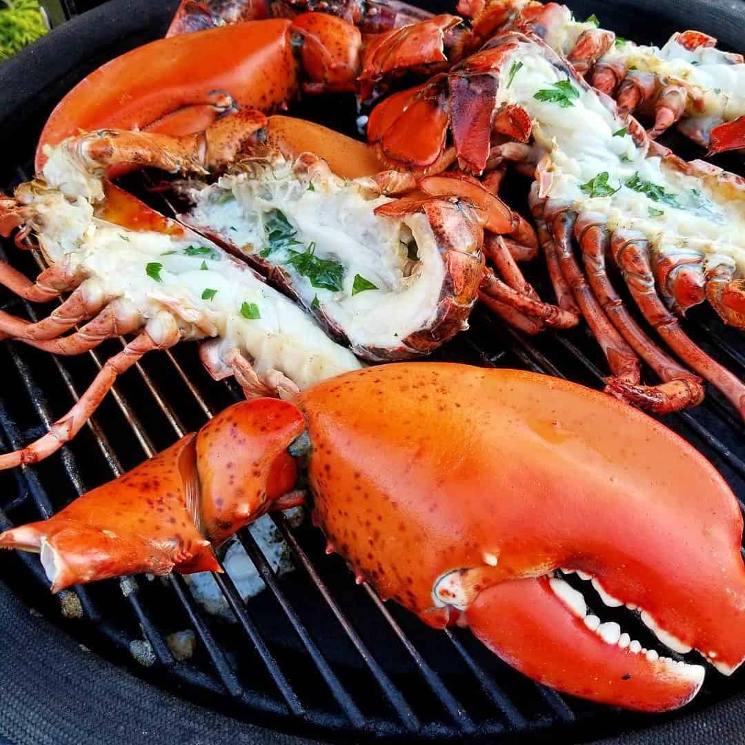 How to Grill Whole Lobsters