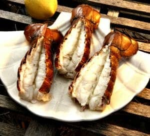 Lobster Tails with Balsamic Dressing